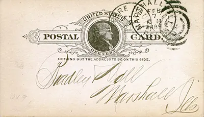 Postcard back