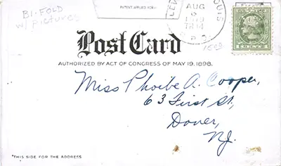 Postcard back