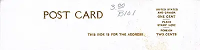 Postcard back