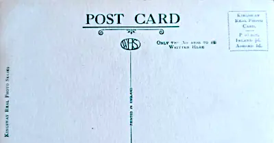 postcard back