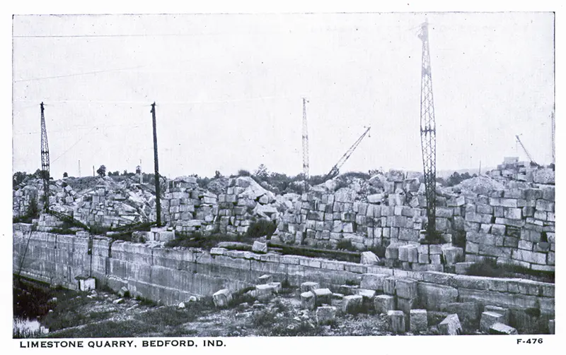 An Indiana Limestone Quarry