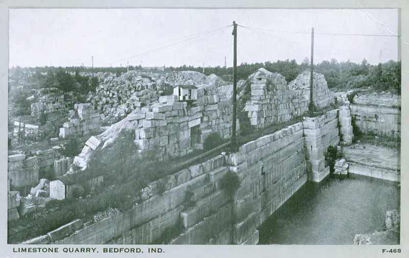 An Indiana Limestone Quarry