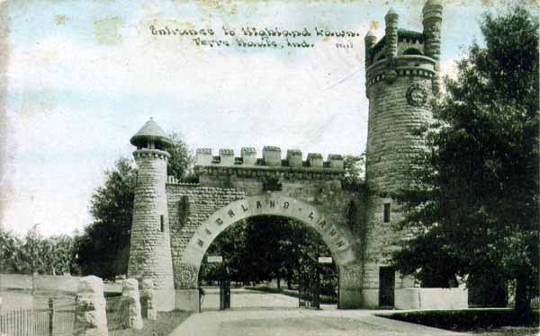 Highland Lawn Cemetery Entrance, Terre Haute