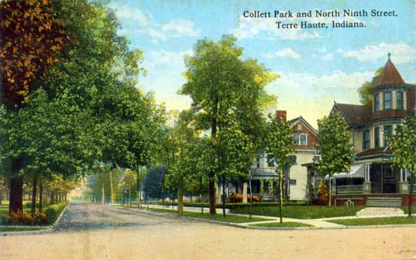 Collett Park and North Ninth Street, Terre Haute