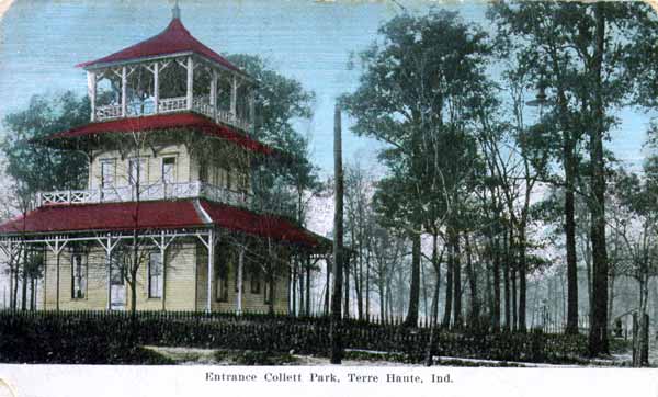 Entrance Collett Park, Terre Haute