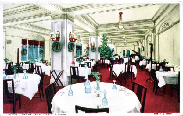 Deming Hotel, Main Dining Room, Terre Haute