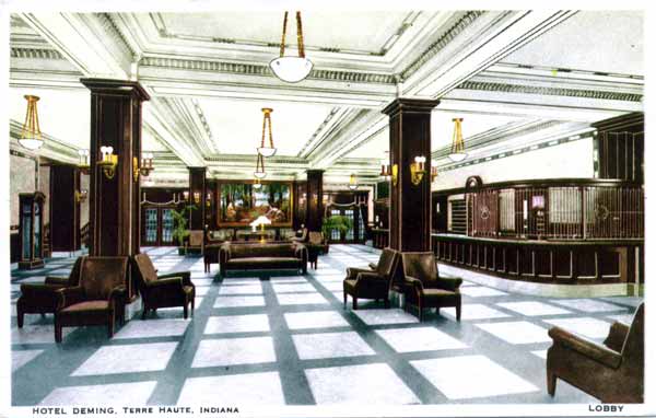 Deming Hotel, Lobby, Terre Haute