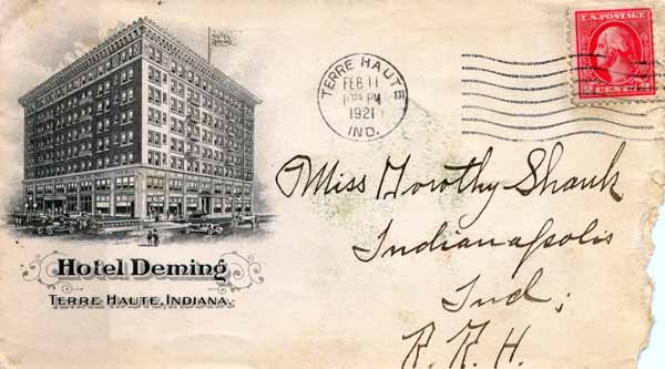 Deming Hotel Envelope