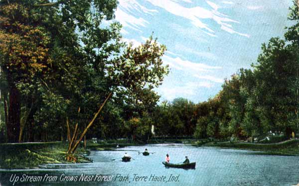 Upstream from Crows Nest, Forest Park, Terre Haute