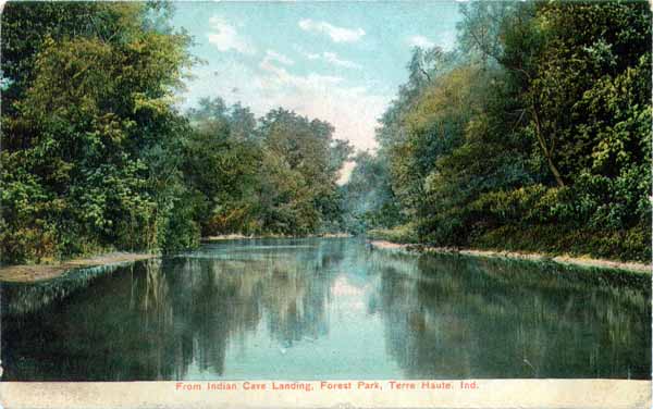 Forest Park from Indian Cave, Terre Haute