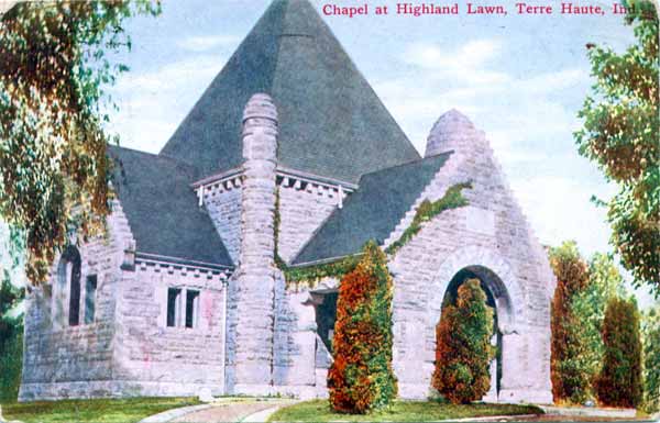 Highland Lawn Cemetery Chapel, Terre Haute