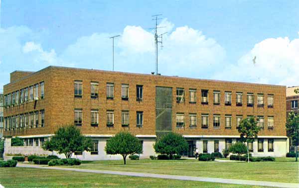 Language - Mathematics Building, Indiana State College, Terre Haute