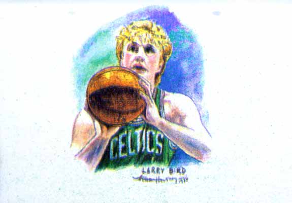 Larry Bird's Boston Connection matchbook