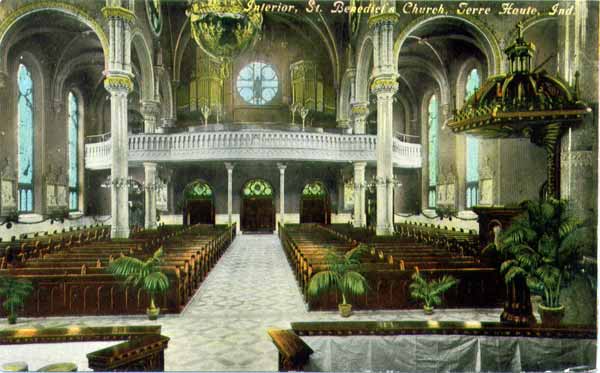 St. Benedict Catholic Church Interior, Terre Haute