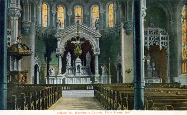 St. Benedict Catholic Church Interior, Terre Haute