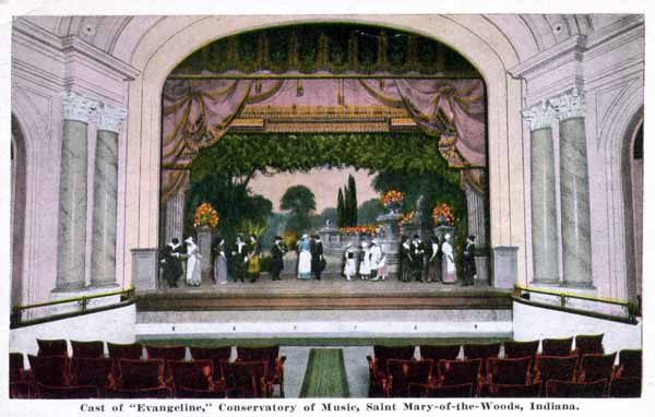 Auditorium, Conservatory of Music, St. Mary of the Woods College, Terre Haute