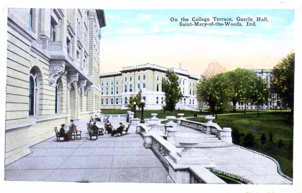 Guerin Hall Terrace, St. Mary of the Woods College, Terre Haute