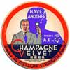 Champagne Velvet Beer Mat or Coaster