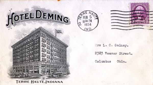 Deming Hotel Envelope