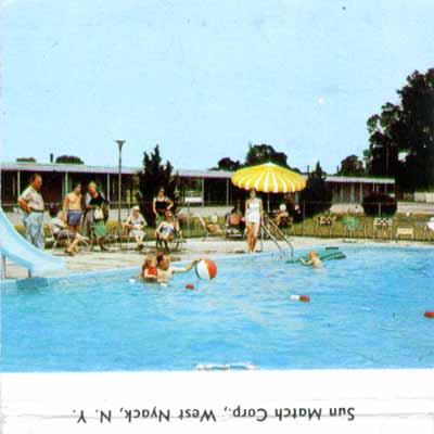 Sycamore Terrace Restaurant & Motel, Terre Haute matchbook