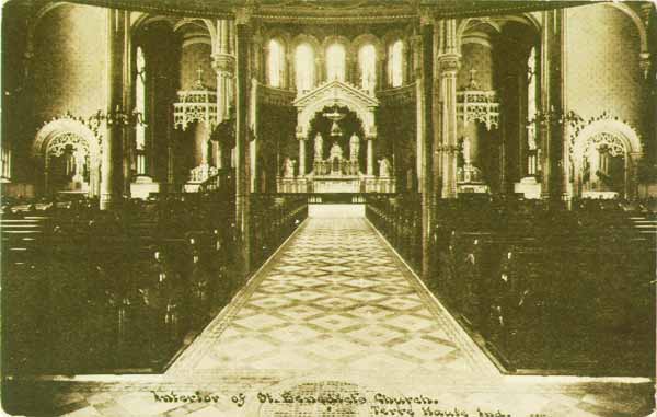 St. Benedict Catholic Church Interior, Terre Haute