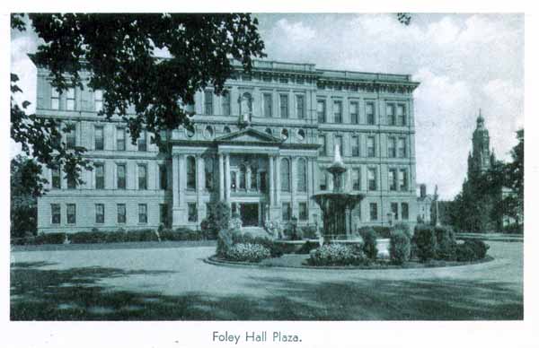 St. Mary of the Woods postcard folder image
