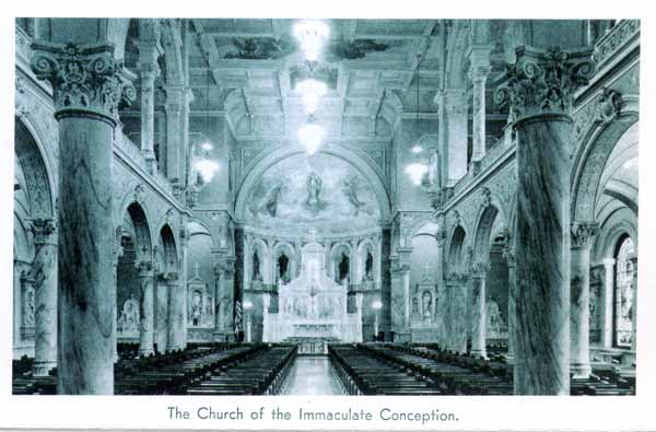 St. Mary of the Woods postcard folder image