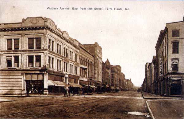 Wabash Avenue, East from Fifth Street, Terre Haute