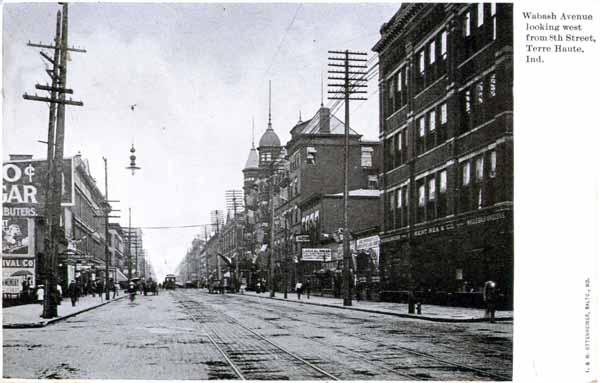 Wabash Avenue west from 8th Street, Terre Haute