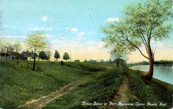 River Scene at Fort Harrison, Terre Haute