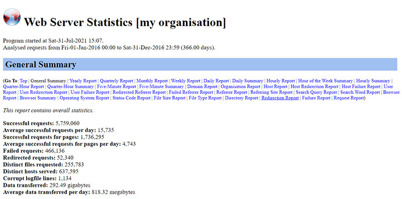 Analog readable log files