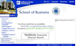 The School of Business web pages. First archived on 22 April 2003.