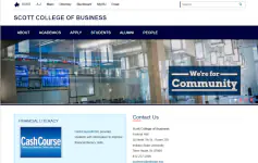 Scott College of Business web page. The college started using a CMS, and this was archived on 28 February 2016.